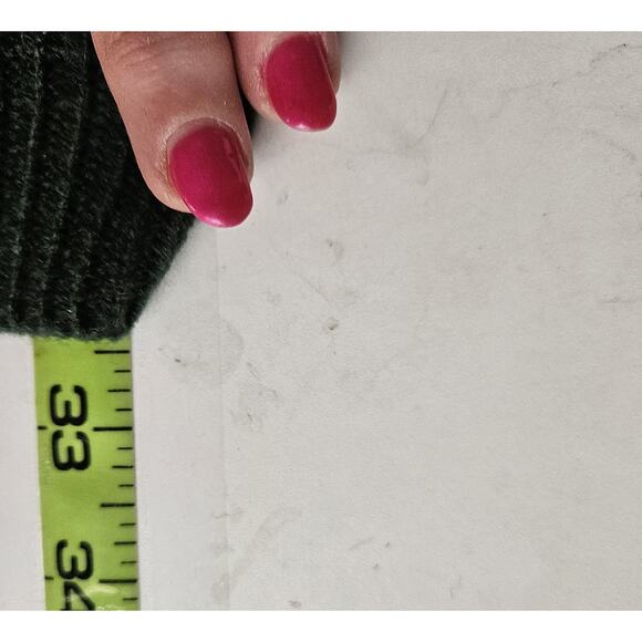 Yarn Works Medium Vintage Oversized Ribbed Knit Cardigan Sweater Classic Preppy - Picture 11 of 11